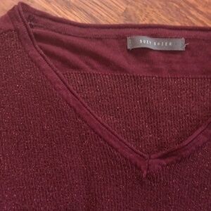 Metallic sweater